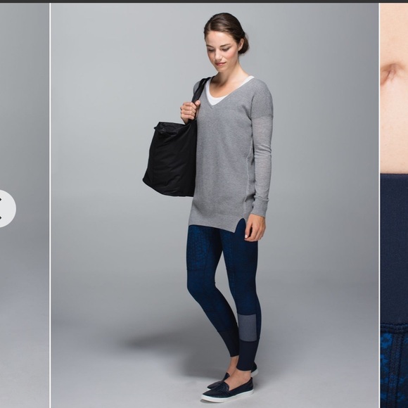 Lululemon Wunder Under Pant, Full On Luon (Sashiko) Leggings - Picture 4 of 16